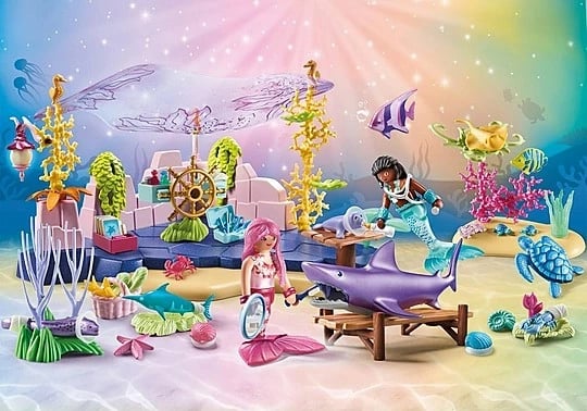 Set lodrash Playmobil Princess Magic 71499, 114 pjesë, Kujdesi për kafshët detare
