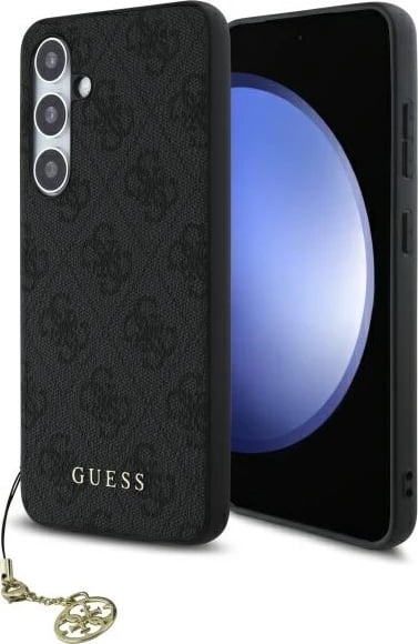 Mbështjellës Guess 4G Charms Collection për Samsung Galaxy S24 FE S721, Gri