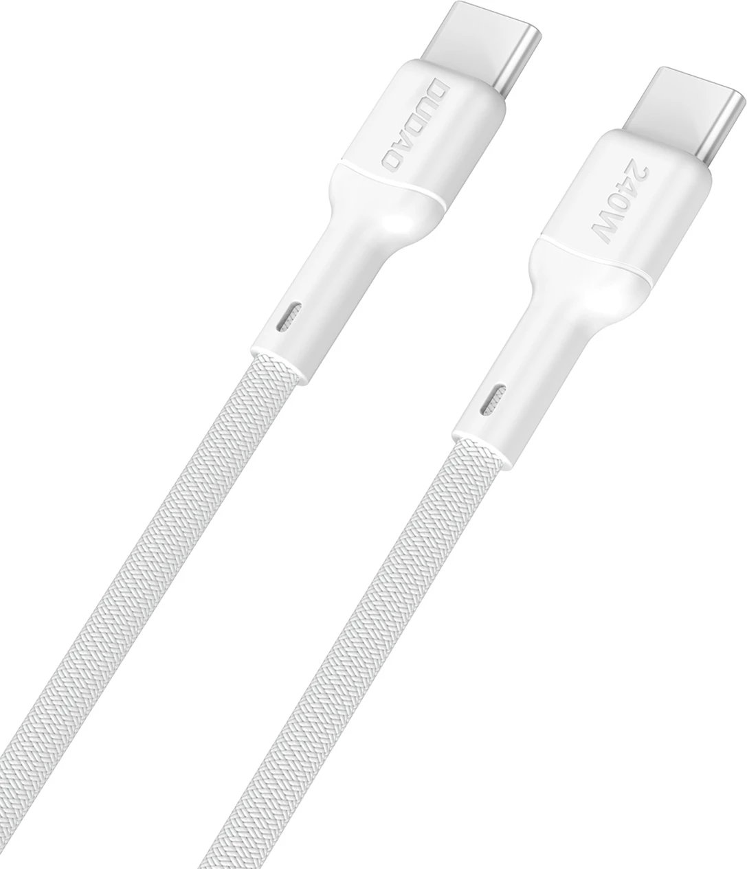 Kabllo USB-C në USB-C Dudao L9C Max, 1.2m, 240W, Bardhë