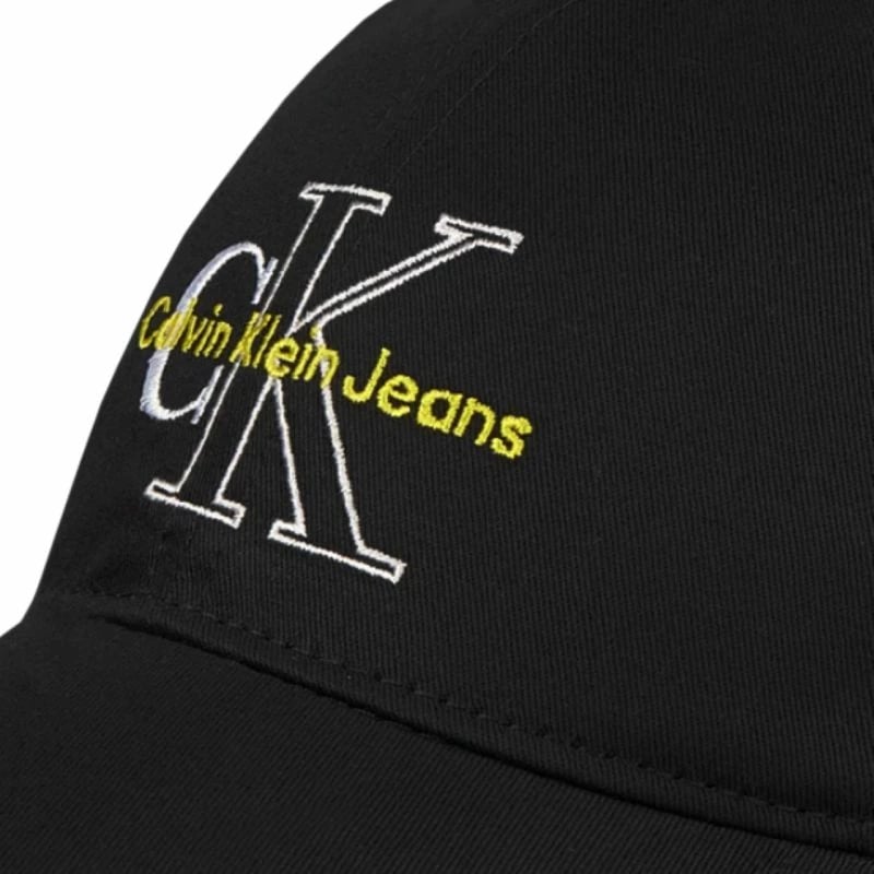 Kapelë baseball Calvin Klein Jeans, për meshkuj dhe femra, e zezë