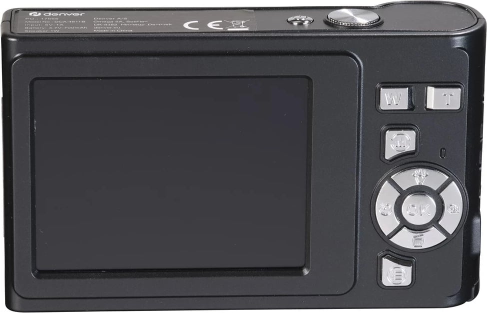 Kamerë kompakte Denver DCA-4811B, 48 MP, Full HD, E zezë