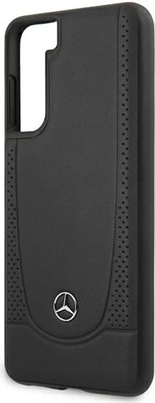 Mbështjellës Mercedes MEHCS21MARMBK Urban Line për Samsung Galaxy S21+, lëkurë, zi