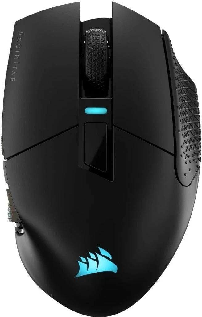 Maus Corsair Scimitar Elite Wl Bleck RGB