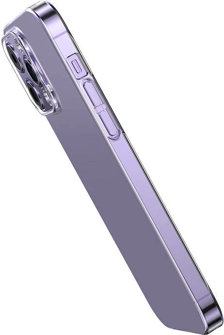 Mbështjellës Baseus Crystal Clear për iPhone 14 Pro Max, transparent, set me xham të temperuar