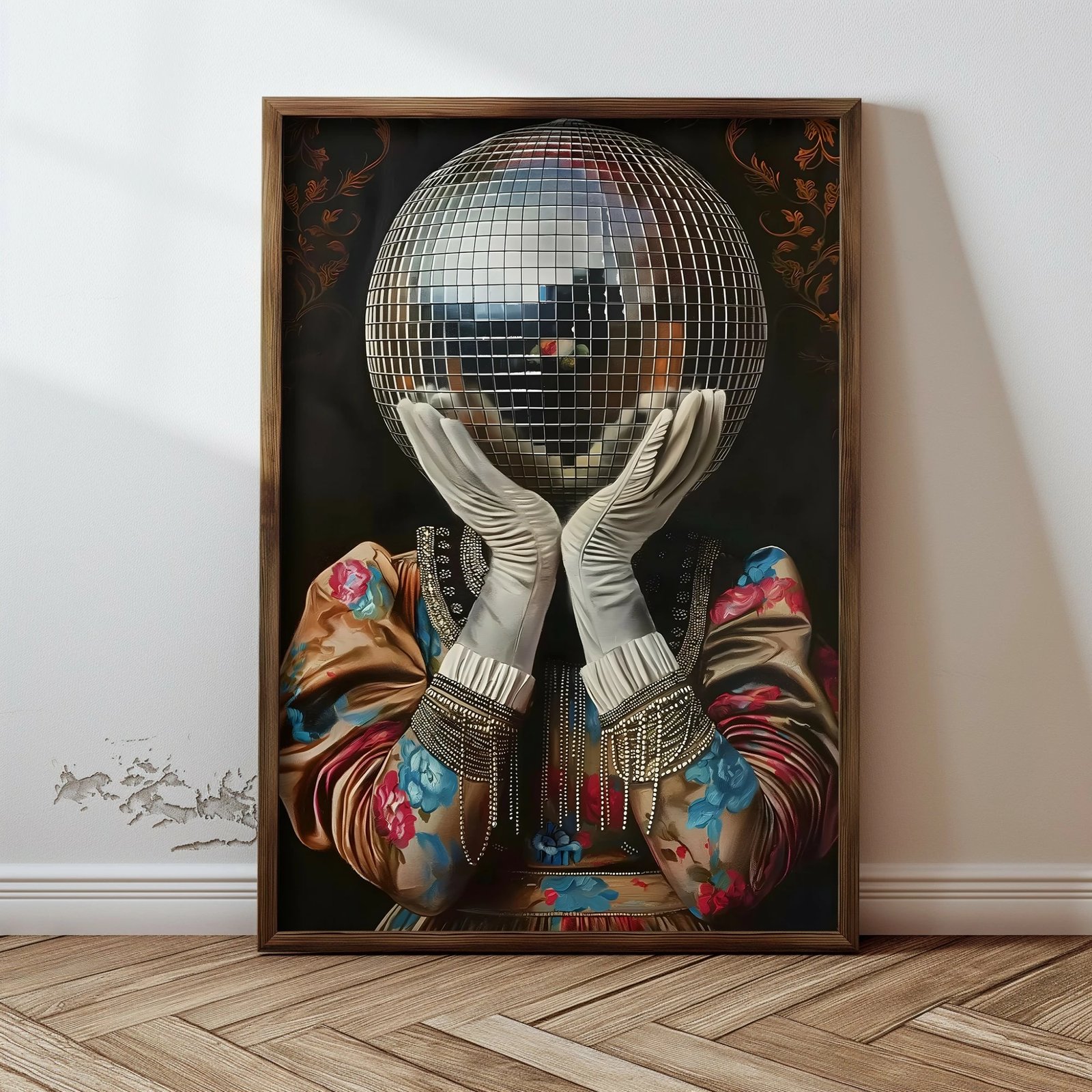 Pikturë dekorative me kornizë MDF, shumëngjyrëshe, Wallity GE129-L