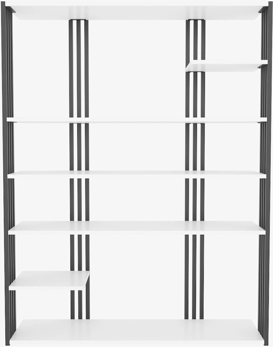 Raft librash Skye Decor, Jenny, bardhë e zi