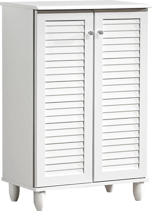 Dollap për këpuca Santo, 10 palë, ngjyrë e bardhë, 60x34.5x91.5cm