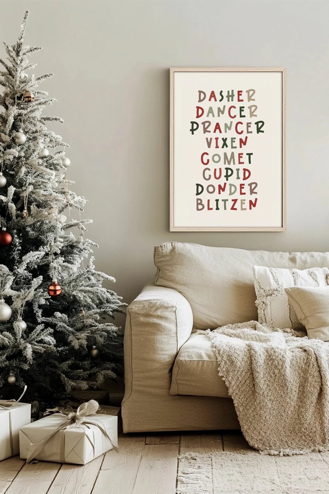 Pikturë dekorative me kornizë, shumëngjyrëshe, Wallity, Nwyearsngmdl43