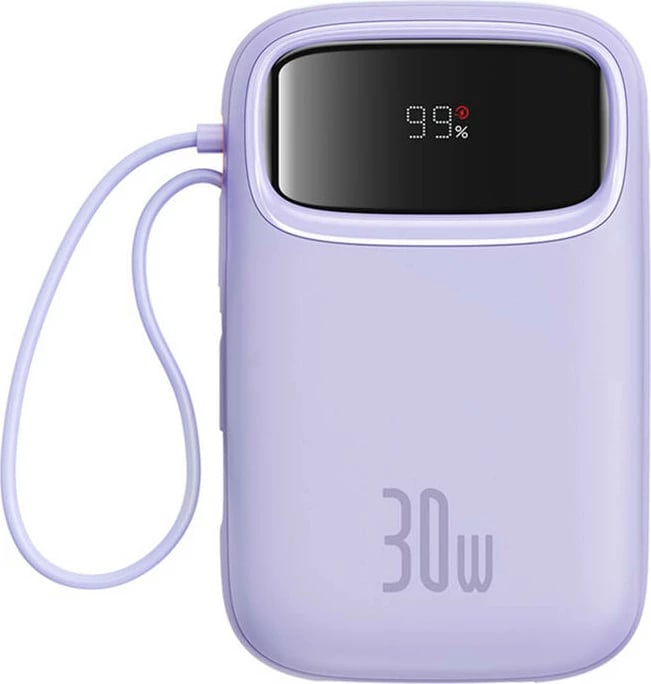 Powerbank Baseus QPow 2, 10000mAh, 30W, 2xUSB-C, vjollcë