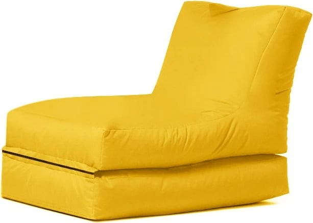 Puf për kopsht, divan Siesta, ngjyrë e verdhë