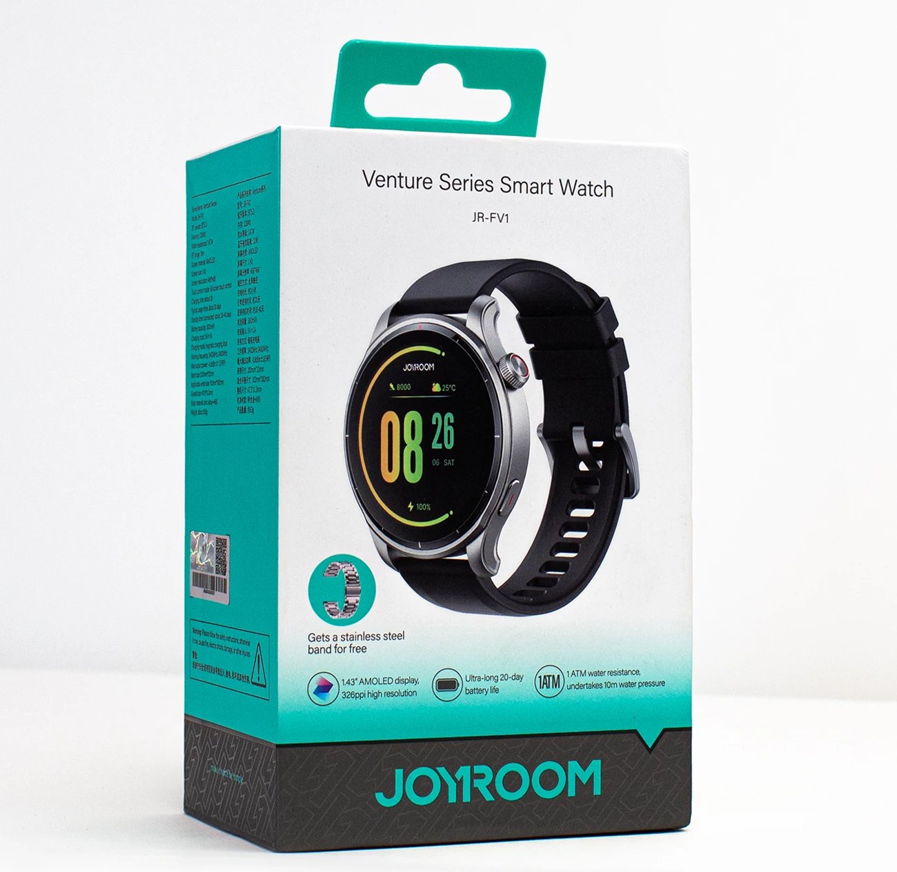 Smartwatch Joyroom JR-FV1 Venture Series, 1.43" AMOLED, 300 mAh, Bluetooth 5.3, i zi