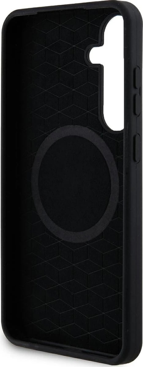 Mbështjellës BMW M Silicone Printed Ring MagSafe për Samsung Galaxy S24+, i zi