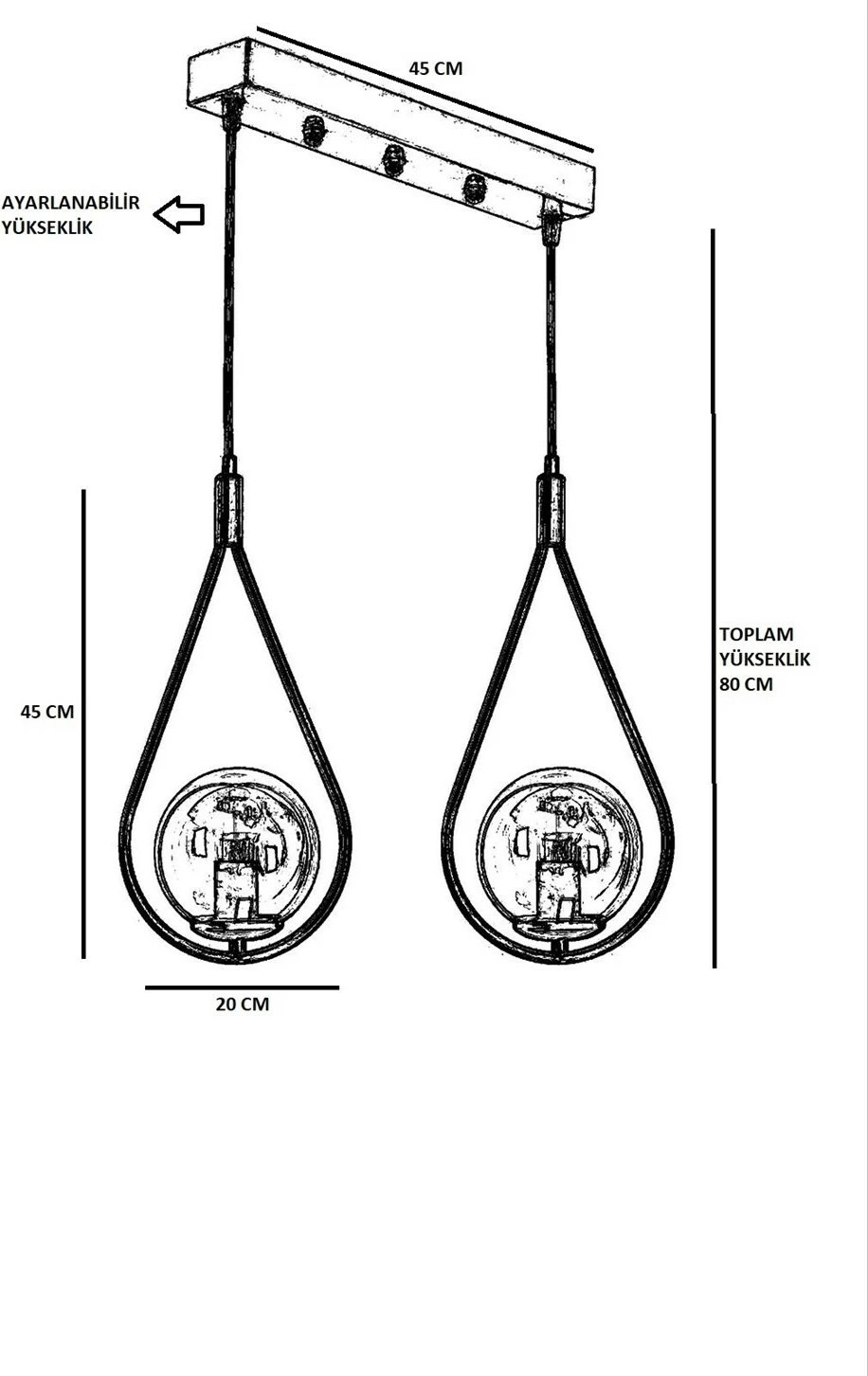 Llambadar Opviq, 8494-5, i bardhë dhe bakër