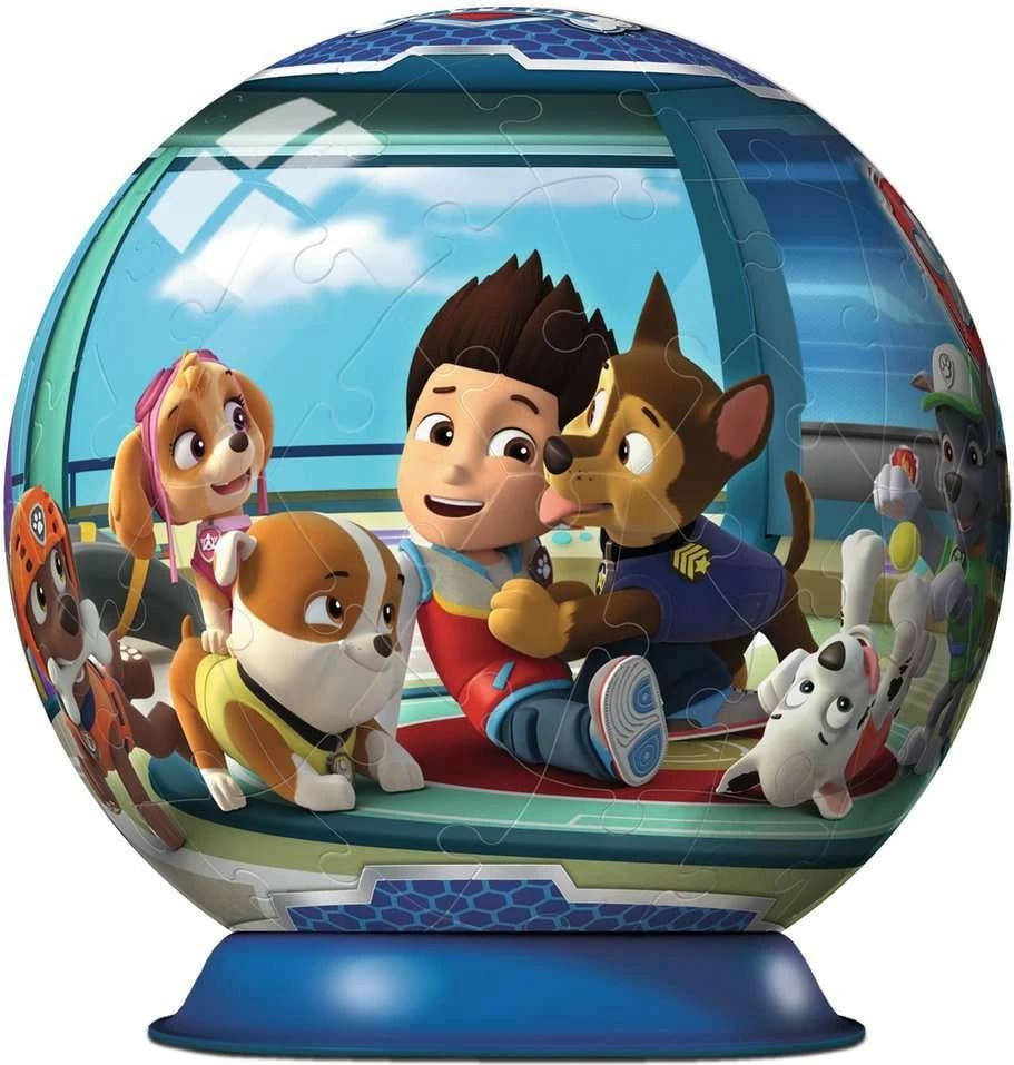 Puzzle 3D Ravensburger Paw Patrol, 72 pjesë, me bazë