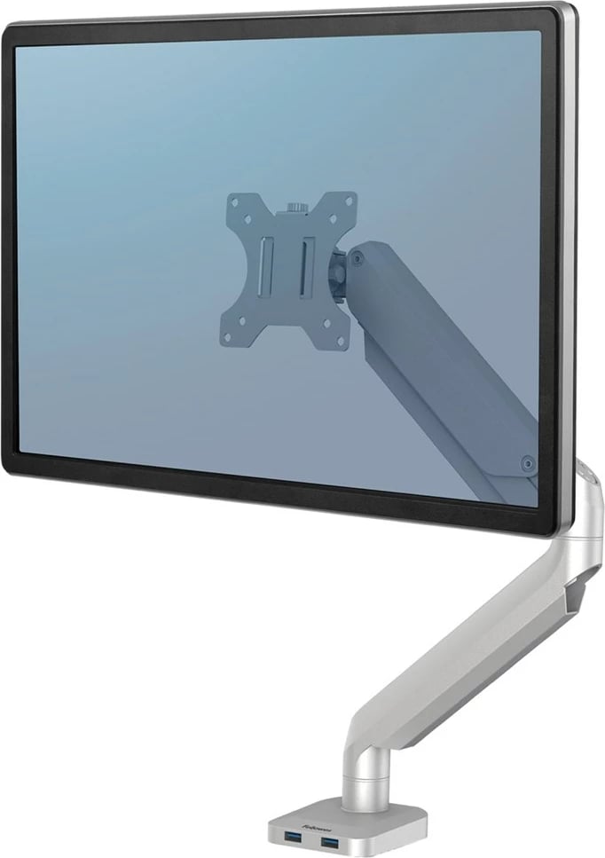 Mbajtëse për monitor Fellowes Ergonomics, 32", argjend