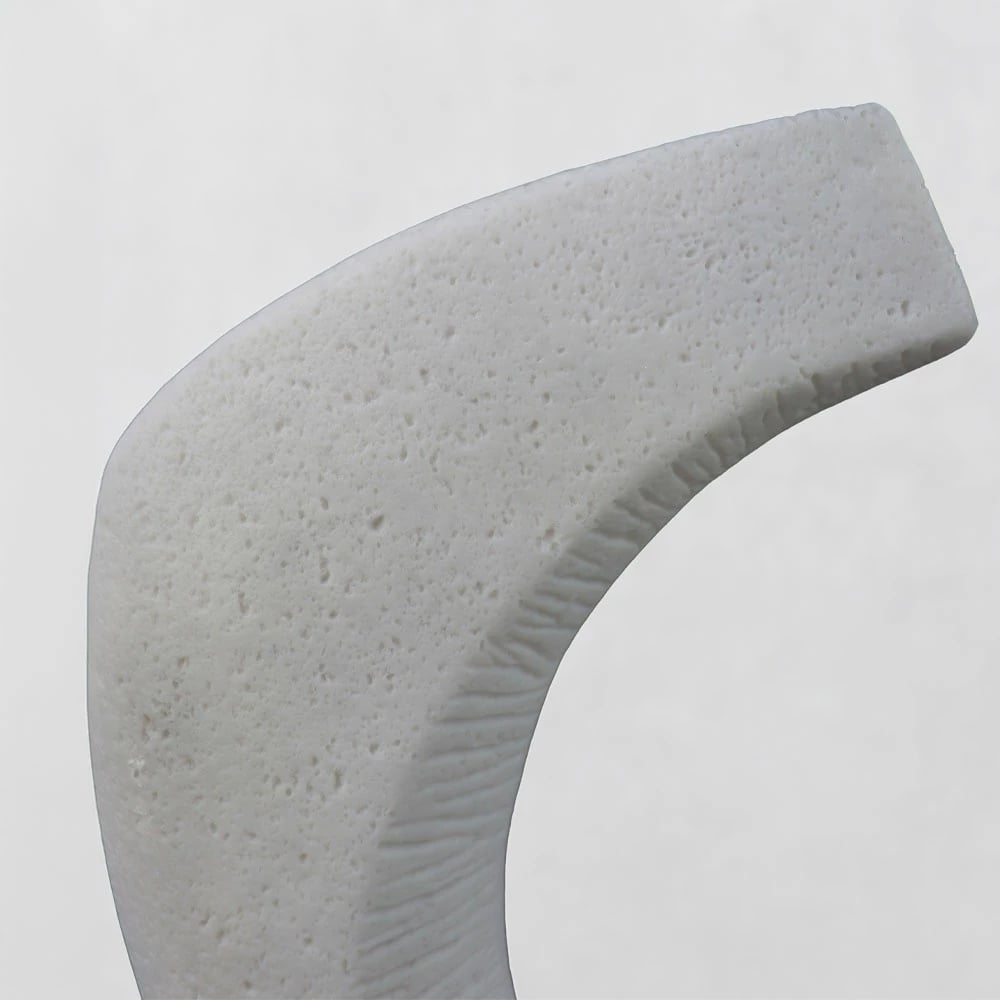 Dekor PULSE III, rrëshirë, i bardhë, 18.5x8.5x30cm