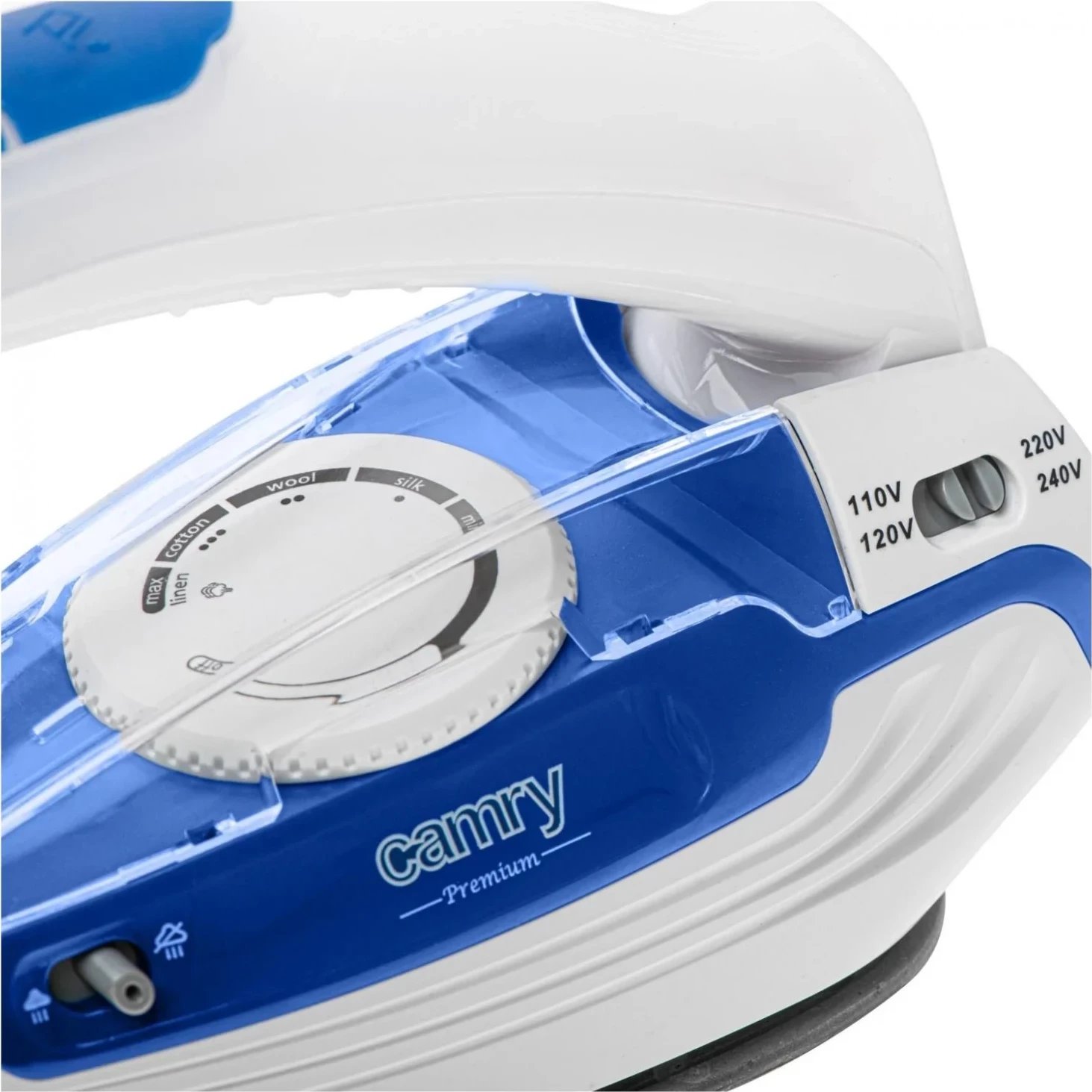 Hekur udhëtimi Camry CR 5040, 1600W, bardhë-blu