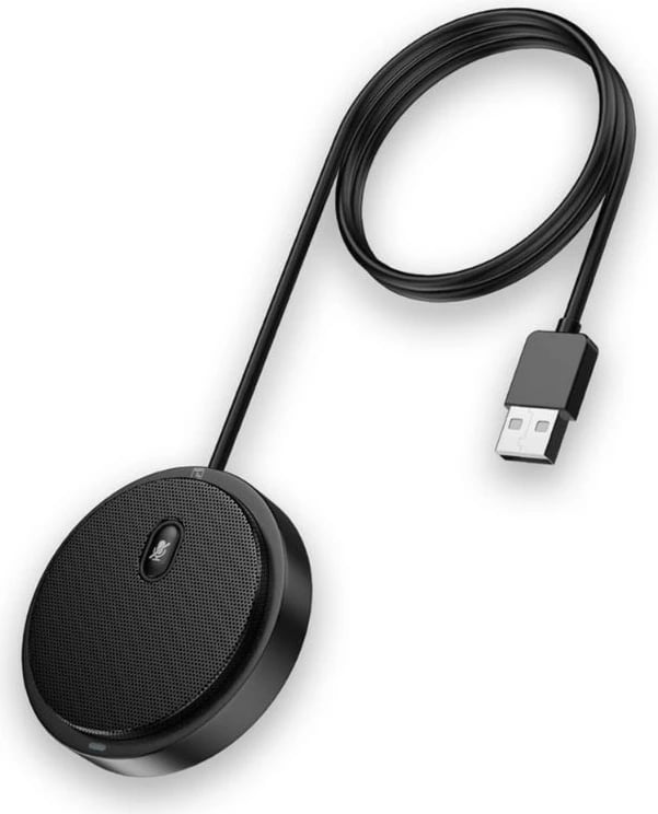 Mikrofon konferencash Techly ICC SH-22, omnidireksional, USB 2.0, i zi Mikrofon konferencash Techly ICC SH-22, omnidireksional, USB 2.0, i zi