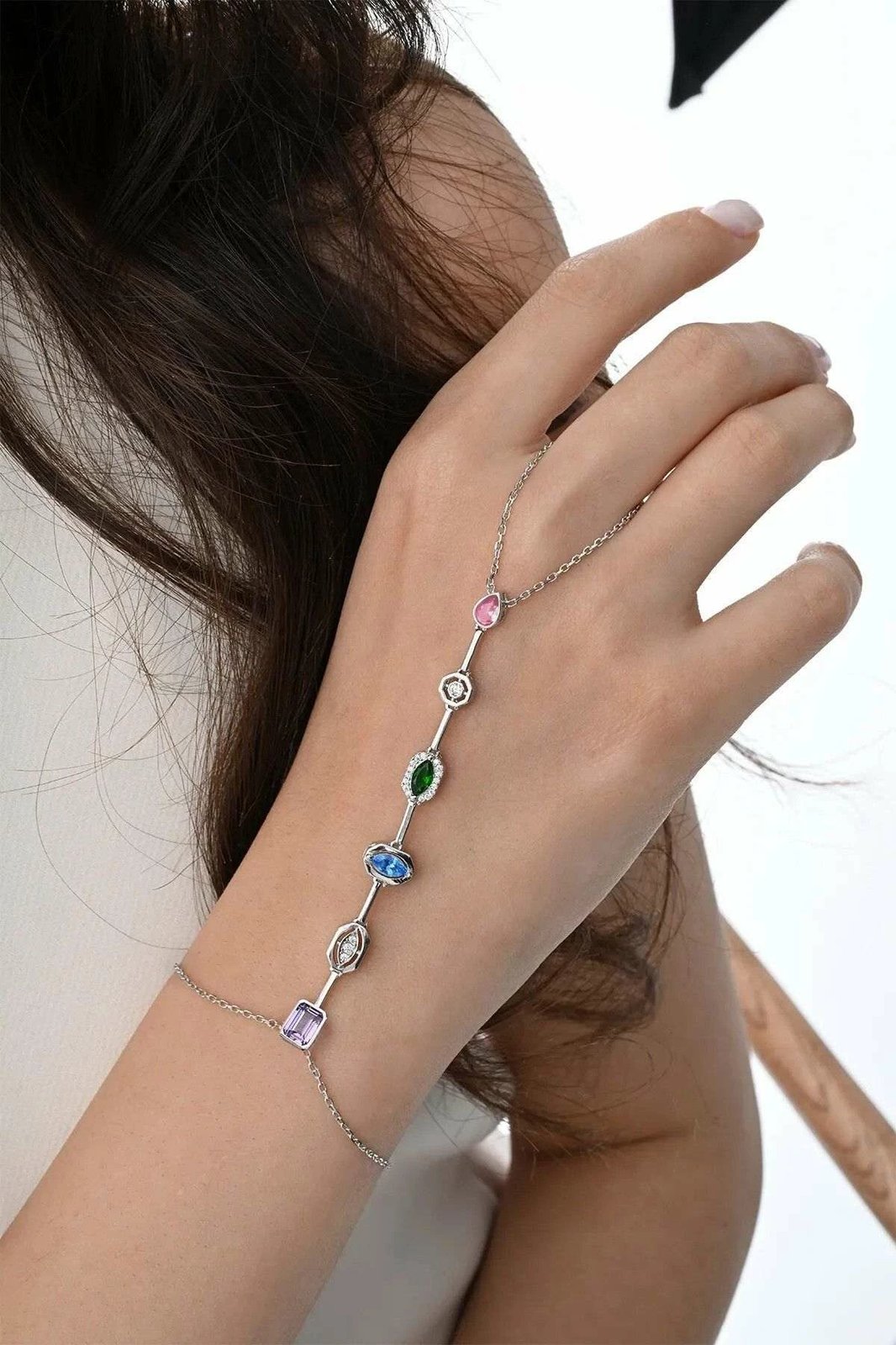 Zinxhir argjendi me varëse Zircın, Jumeon, SGTL12867, ngjyrë argjendi