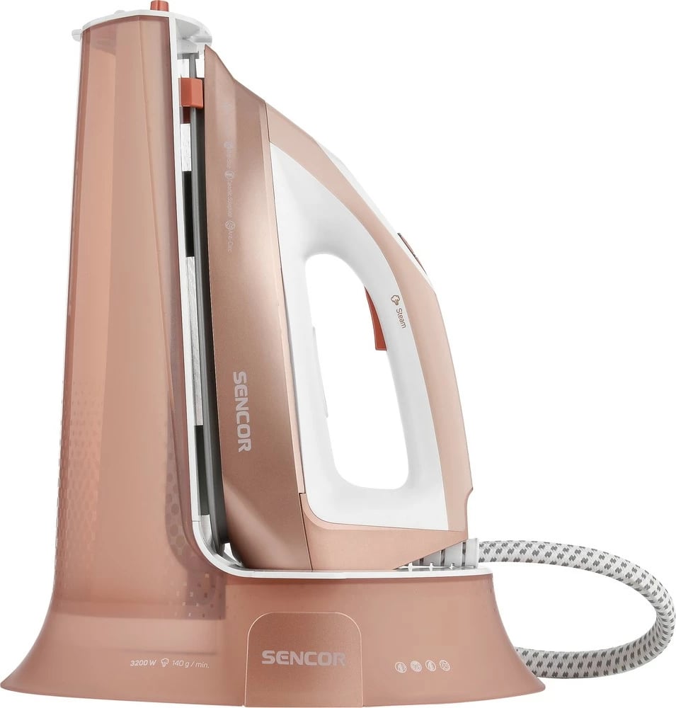 Hekur për hekurosje Sencor SSI 0910RS, 3200W, rozë