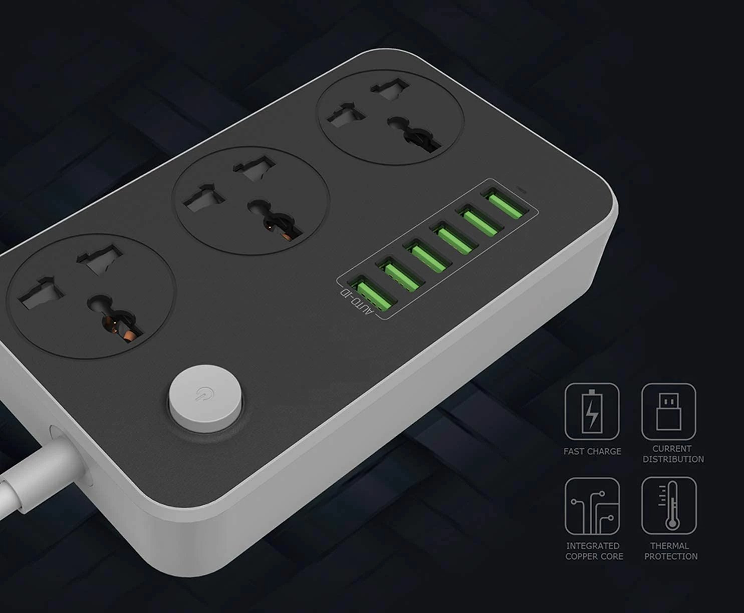 Prizë E Rrymës LDNIO SC3604 Prizë E Rrymës LDNIO SC3604