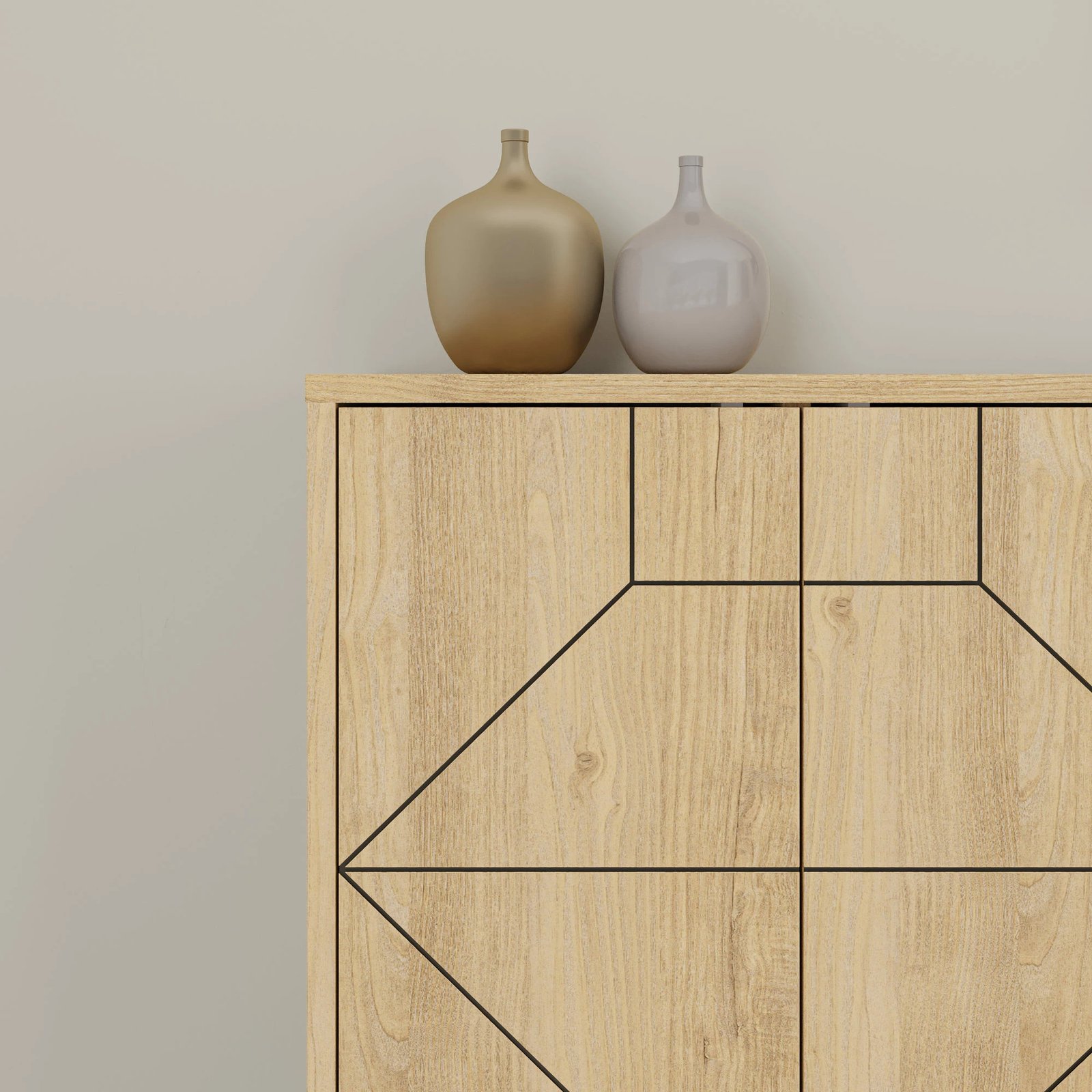 Konsol Skye Decor, ngjyrë lisi, 183