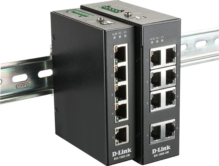 Switch D-Link DIS-100E-8W, 8 porta, Fast Ethernet, i zi