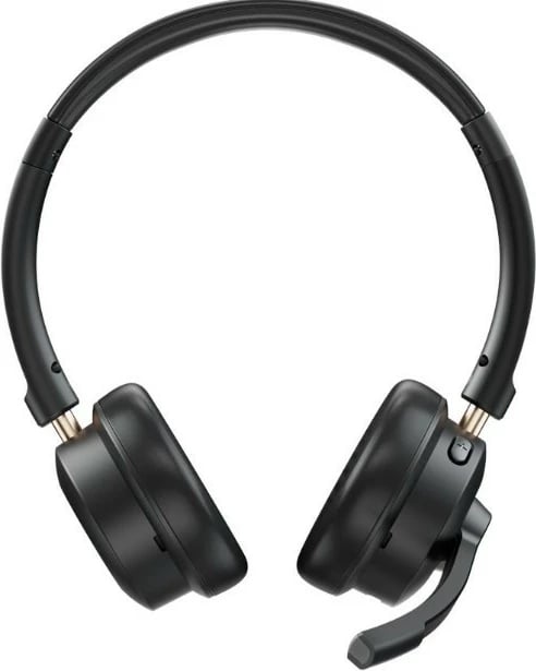 Kufje me mikrofon me valë, Creative, Chat Wireless 51EF1290AA000, Bluetooth 5.4 + USB dongle 2.4 GHz, ANC, 55h bateri, USB-C, të zeza