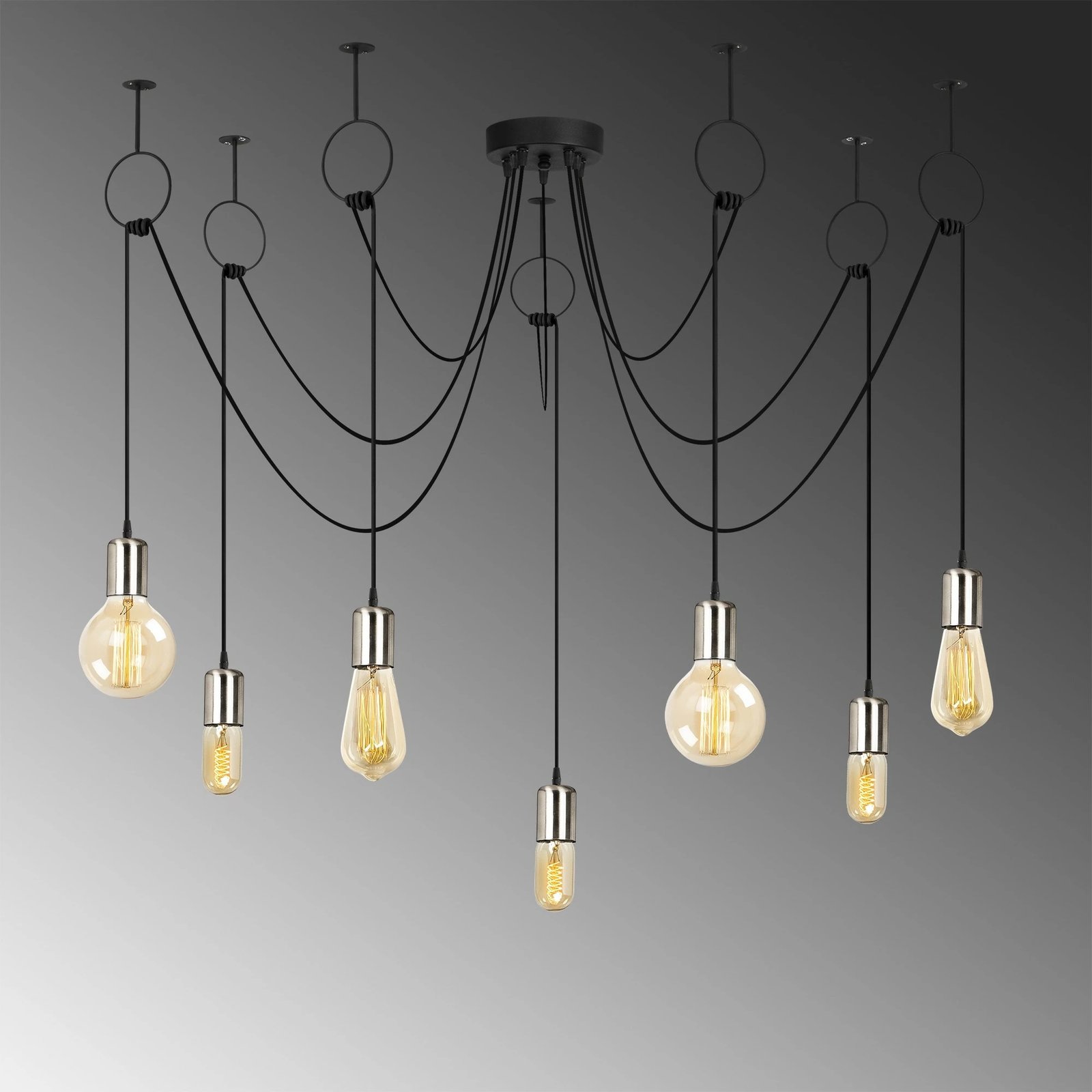 Llambadar Opviq, Sırın - 6846, ngjyrë e zezë dhe nikel