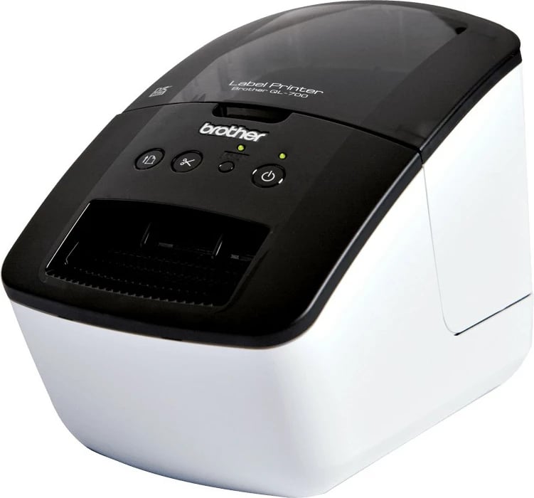 Printer etiketa Brother QL-700, direct thermal, 300x300 DPI, 150mm/sec, zi/bardhë