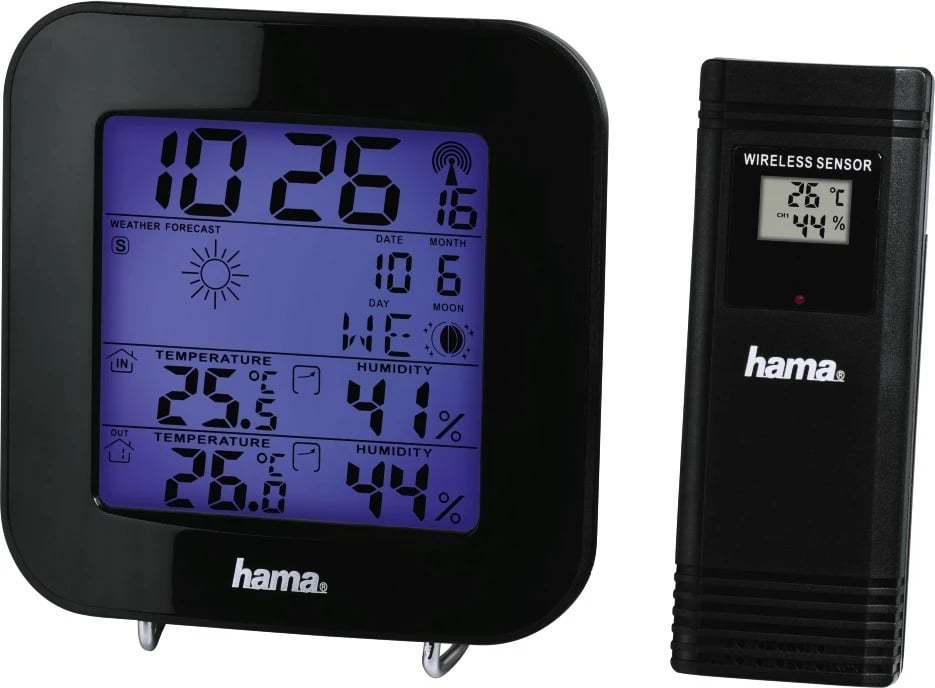 Stacion moti Hama EWS-200, me sensor pa tela, i zi