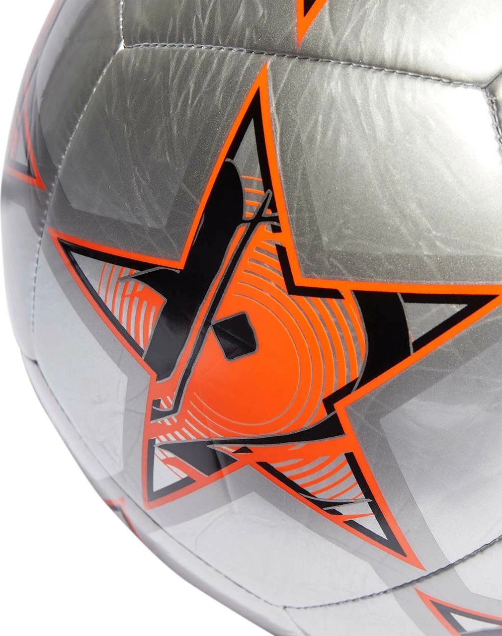 Top futbolli adidas për meshkuj, argjendtë-portokalli