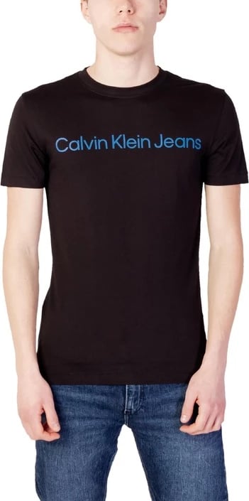 Maicë për meshkuj Calvin Klein Jeans, e zezë