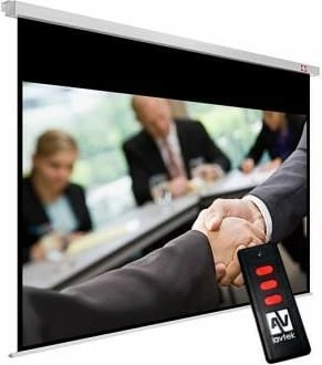 Ekran elektrik Avtek Business Electric 300P, 300x227 cm, 16:10, i bardhë, me telekomandë