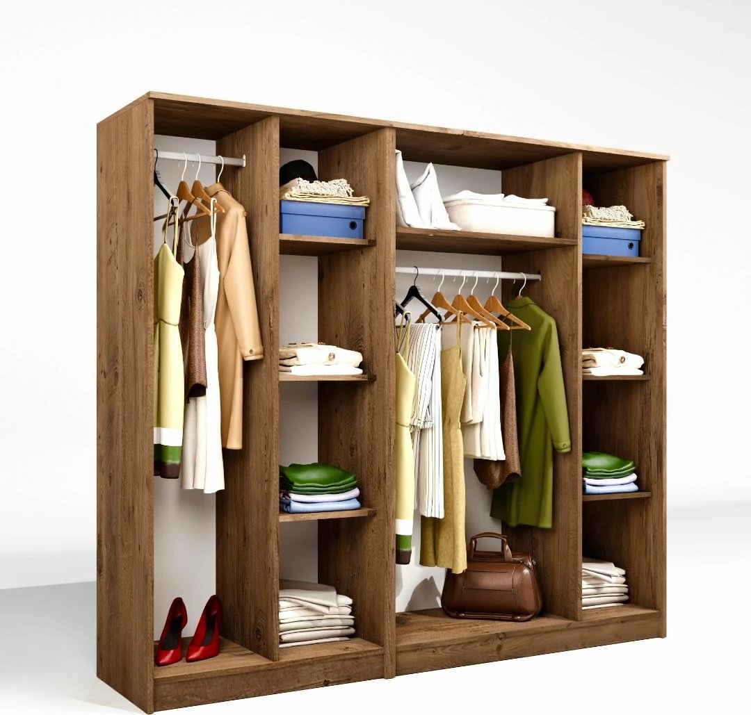 Dollap rrobash Skye Decor, ngjyrë Atlantic Pine, Kardelen 1600-123