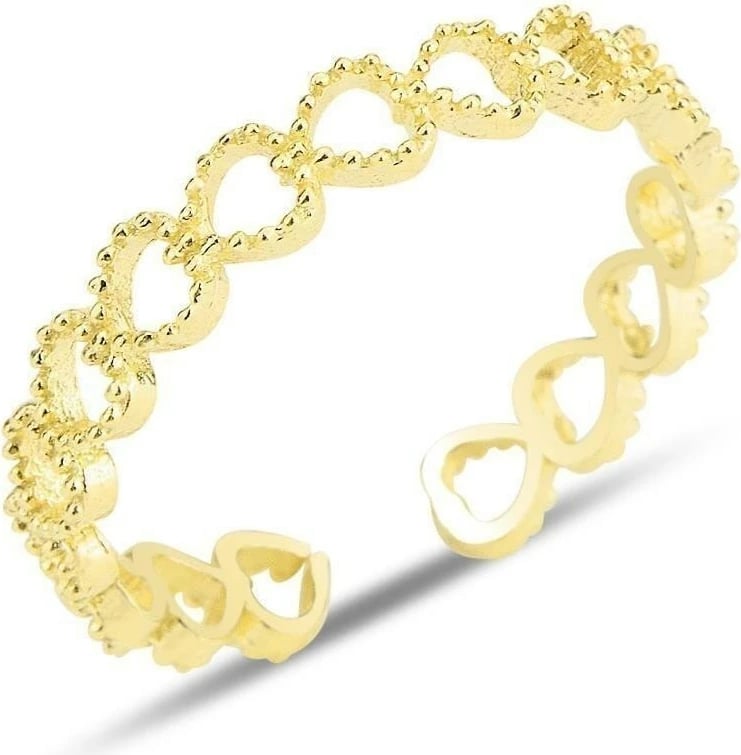 Unazë argjendi Jumeon, ngjyrë ari, SGTL12240