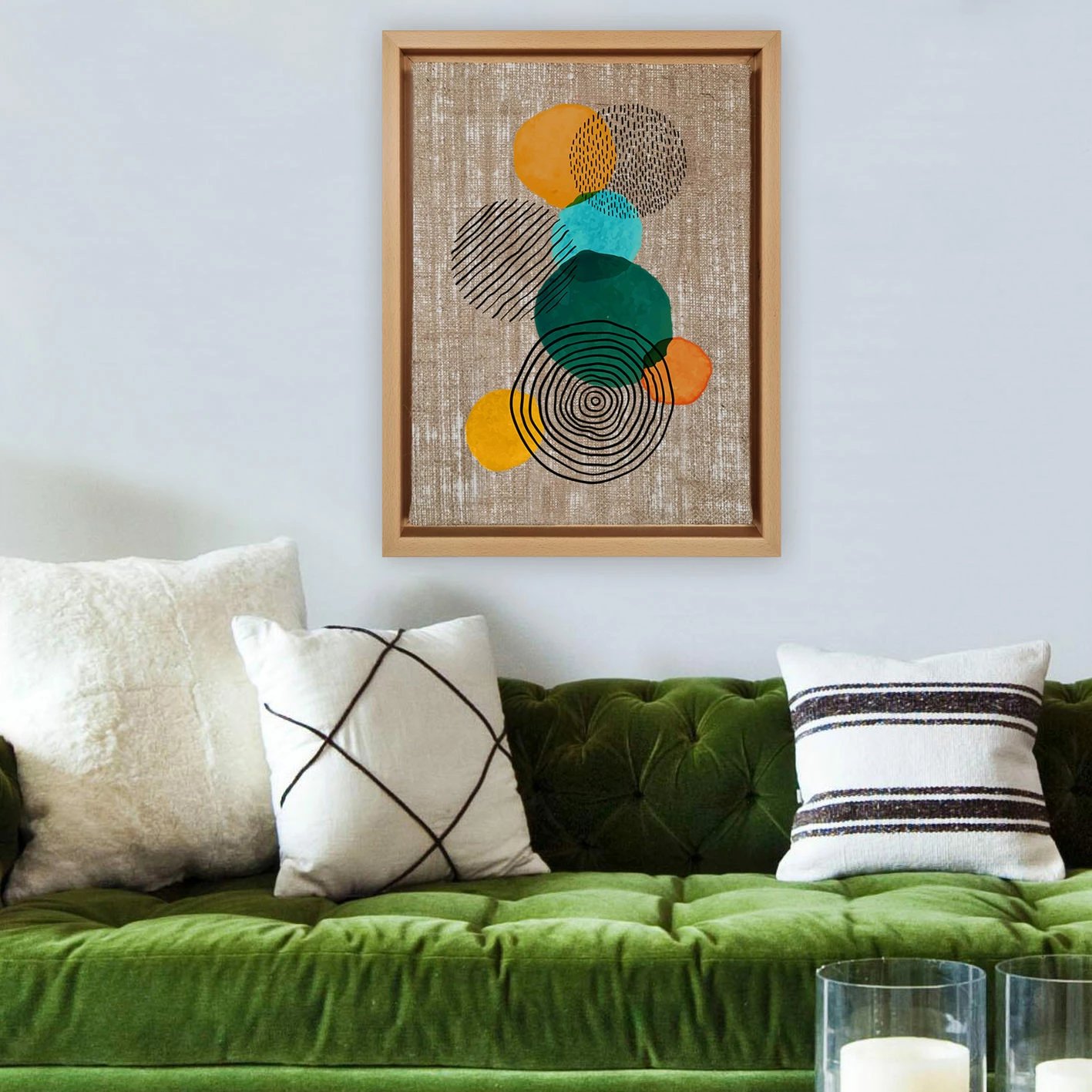 Pikturë dekorative në kanavacë, shumëngjyrëshe, Wallity, LNJ219362251114 - 96136, 96x136cm