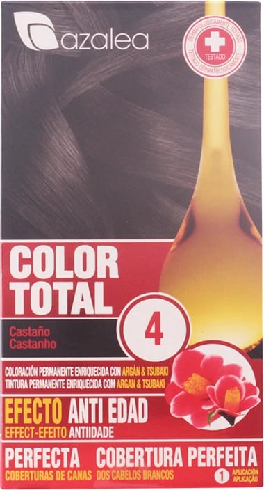 Bojë për flokë unisex Azalea Color Total 4 kafe