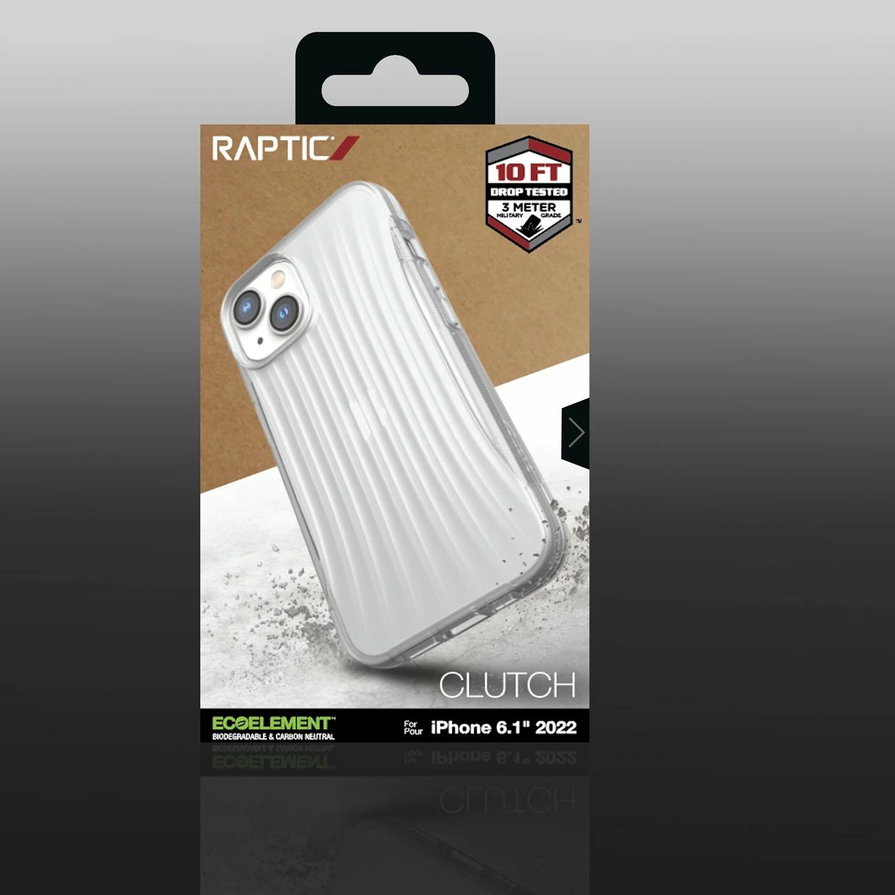 Mbështjellës Raptic X-Doria Clutch Case për iPhone 14, transparent Mbështjellës Raptic X-Doria Clutch Case për iPhone 14, transparent