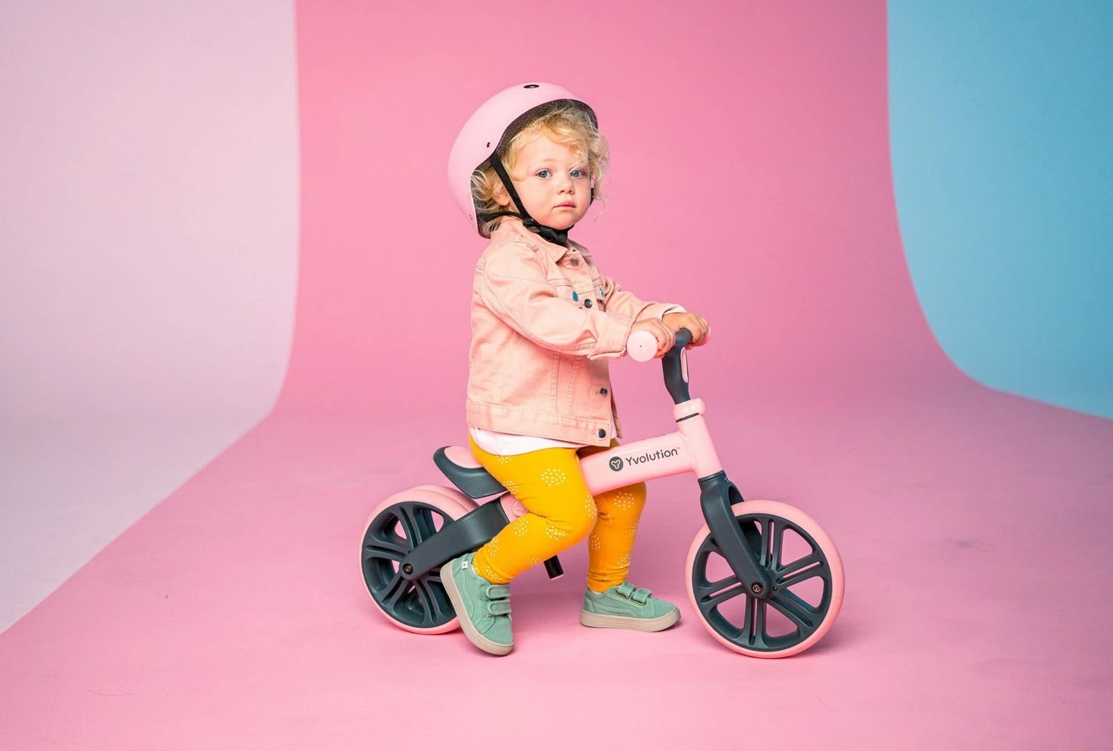 Biçikletë për fëmijë Yvolution Rowerek VELO JUNIOR, rozë