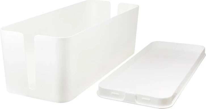 Organizues kabllosh LogiLink KAB0063, plastikë, i bardhë