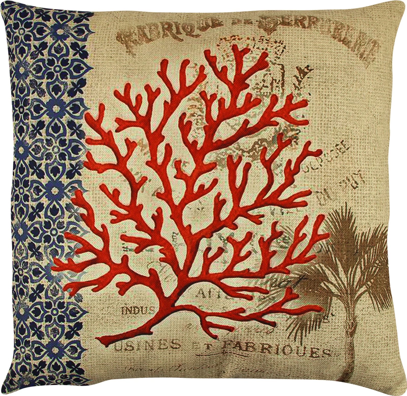 Jastëk dekorativ Evila Originals, A12599, shumëngjyrësh, 43x43cm