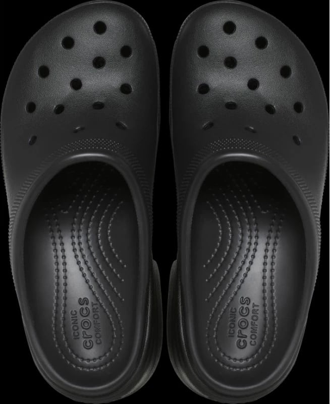 Këpucë të larta Crocs, të zeza