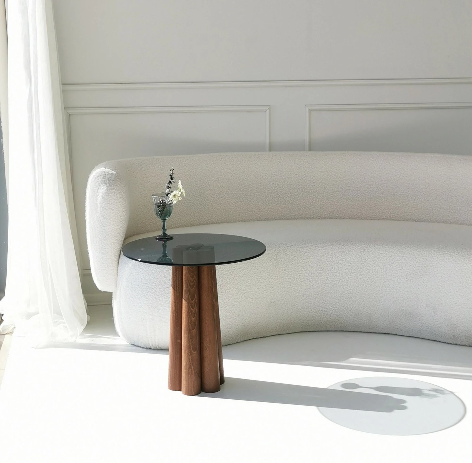 Tavolinë kafeje Skye Decor, Thales, arr dhe gri e errët