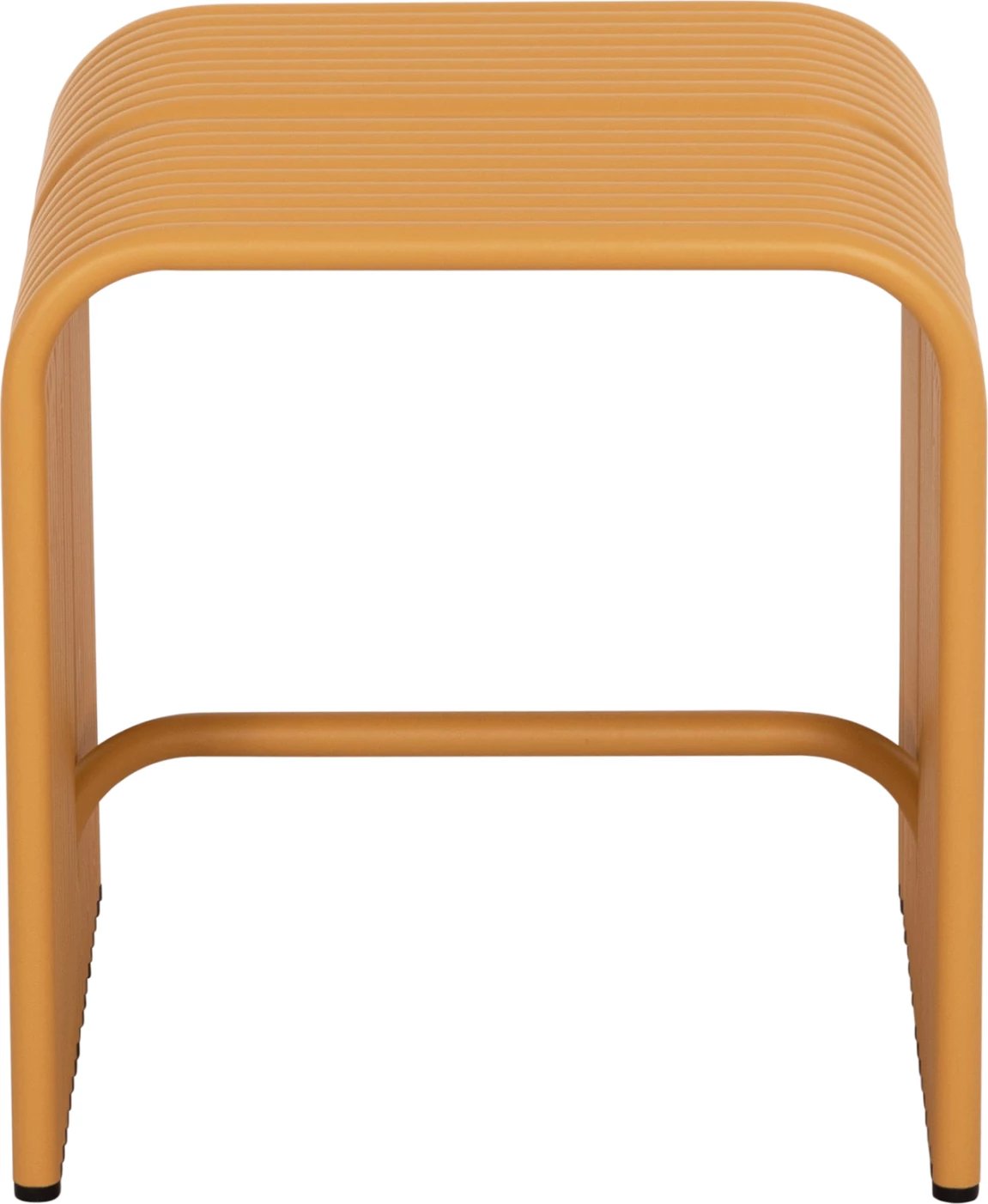 Karrige e ulët INTREPID, alumin, ngjyrë mustardë, 40x38x42.5cm