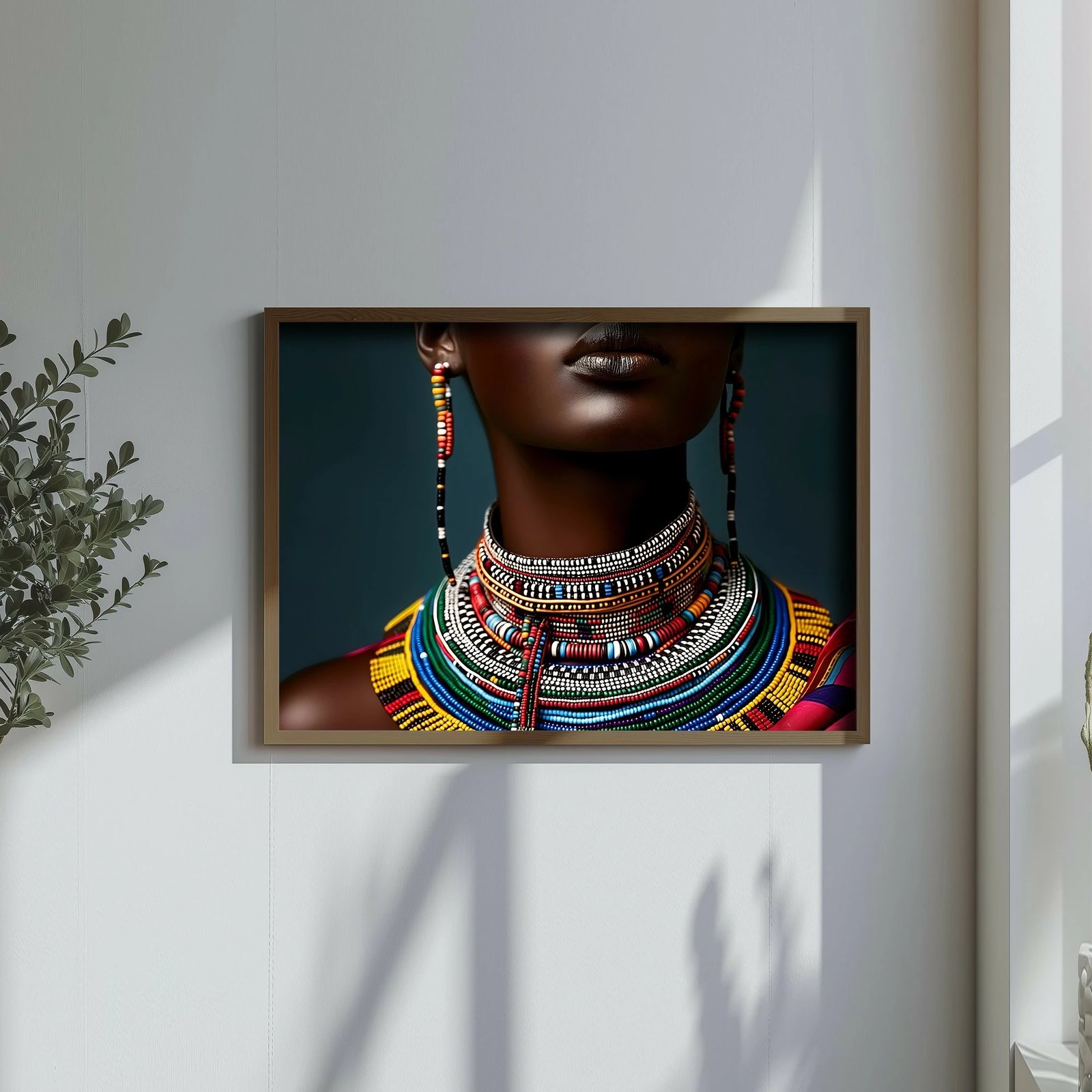 Pikturë dekorative me kornizë MDF, shumëngjyrëshe, Wallity, GE246-L