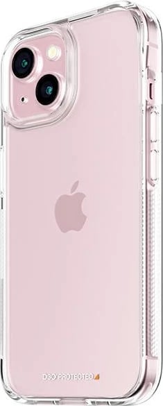 Mbështjellës PanzerGlass HardCase me D3O për iPhone 15/14/13, Transparent
