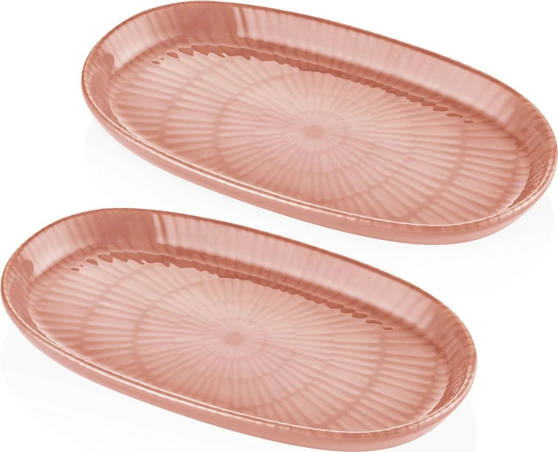 Pjatë servirëse Hermia NON0035, 14 x 26 x 4 cm, rozë Pjatë servirëse Hermia NON0035, 14 x 26 x 4 cm, rozë