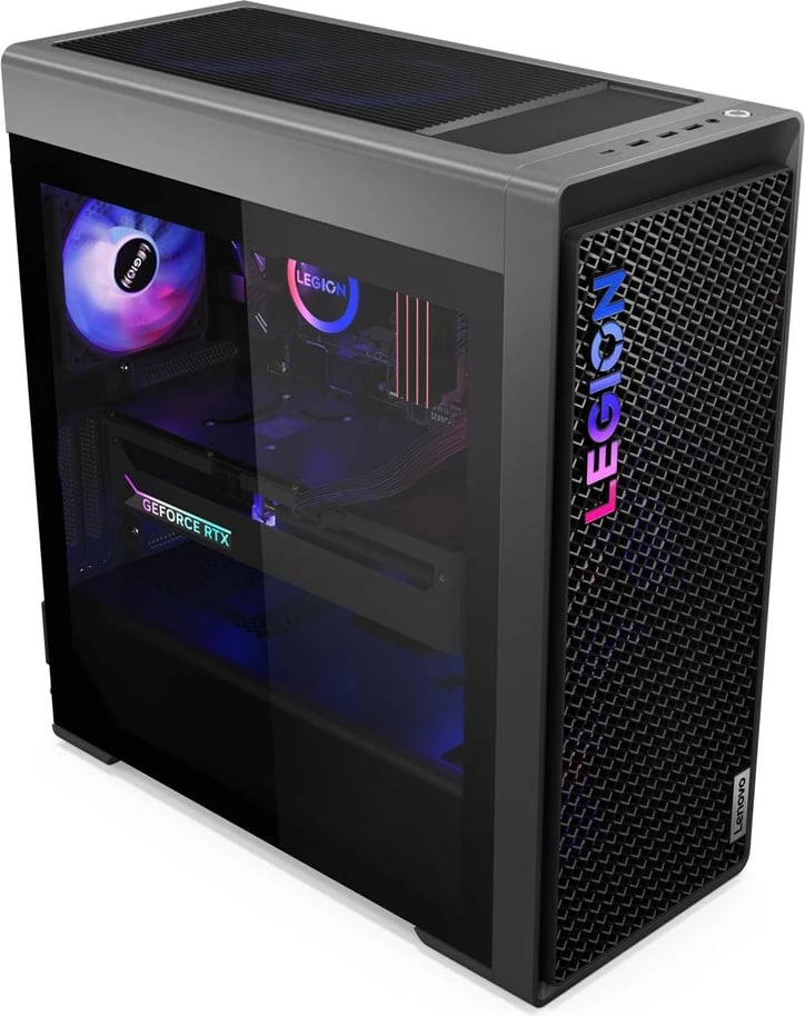 Kasë Lenovo Legion T7 34IAS10, Intel Core Ultra 9 285K, 64 GB RAM DDR5, 2 TB SSD, NVIDIA RTX 5070 Ti, Gri