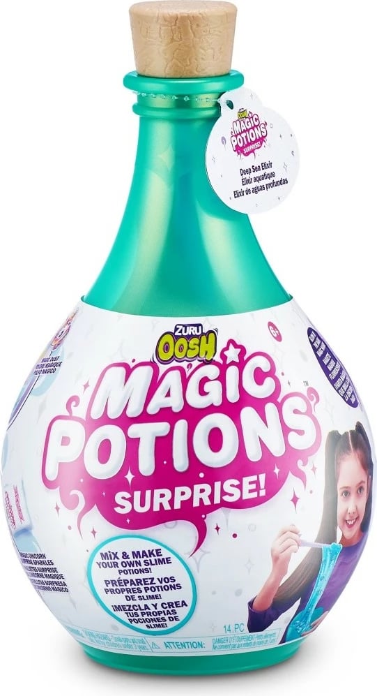 Set lodrash Oosh Fun Magic Potion Slime Surprise, 12 copë, ngjyra të përziera Set lodrash Oosh Fun Magic Potion Slime Surprise, 12 copë, ngjyra të përziera
